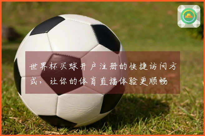 世界杯买球开户注册的快捷访问方式，让你的体育直播体验更顺畅