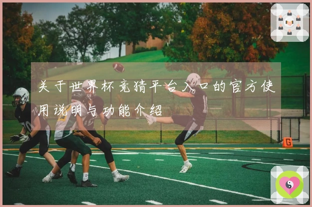 关于世界杯竞猜平台入口的官方使用说明与功能介绍